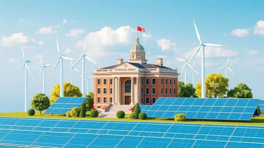 Government policies supporting renewable initiatives