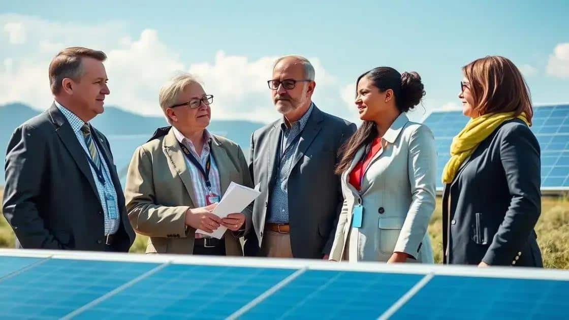 Key players in the renewable energy sector
