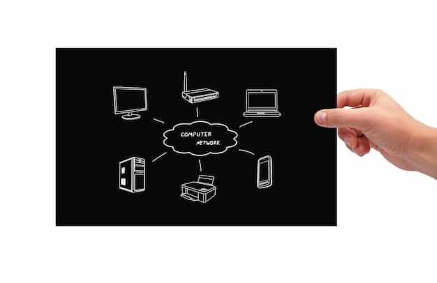 A network diagram showing various smart home devices connected to a router with arrows pointing to a hacker figure, emphasizing the potential for unauthorized access and control.