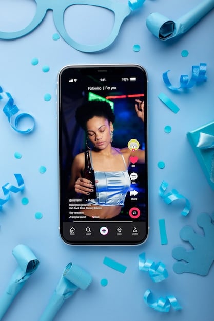 A close-up of a smartphone screen displaying the TikTok 'For You' page, showcasing diverse video snippets ranging from dance challenges and comedy skits to cooking tutorials and DIY projects. The interface is clean and vibrant, highlighting the personalized nature of the content.
