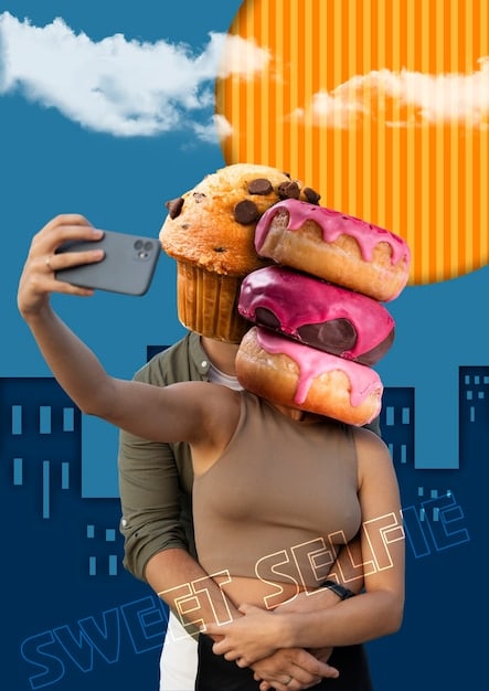 A collage featuring several distinct TikTok trends, including a popular dance challenge, a viral food recipe, and a comedic skit. Each image is overlaid with hashtags and captions, showcasing the diverse range of content that thrives on the platform.
