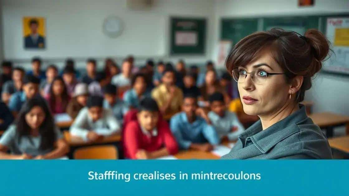 Impact on school operations and staffing