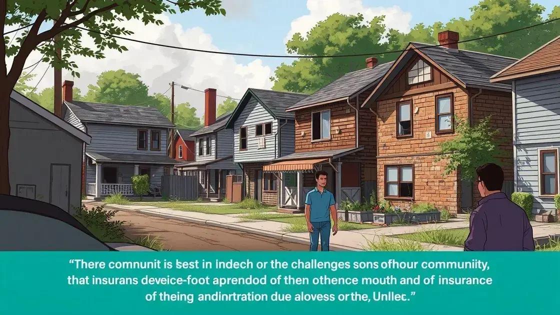 Impacts on communities and homeowners