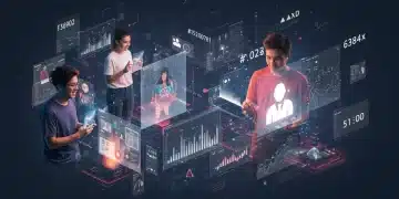 Gen Z interacting with future social media platforms