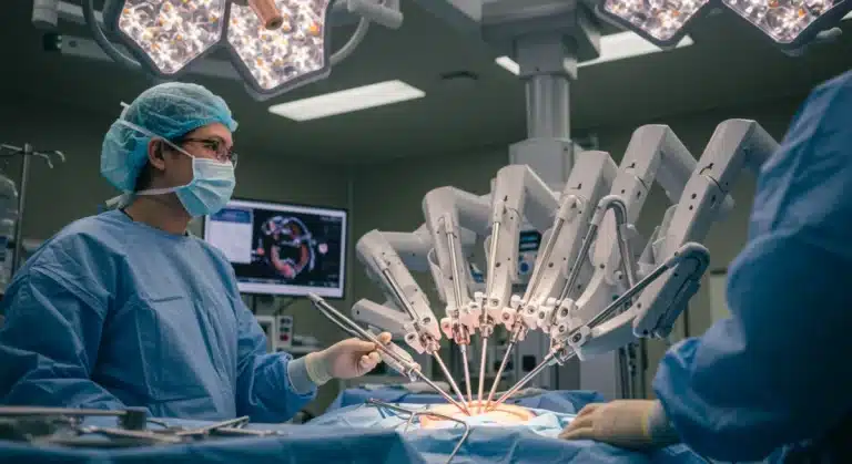 Advanced robotic surgical system performing delicate operation