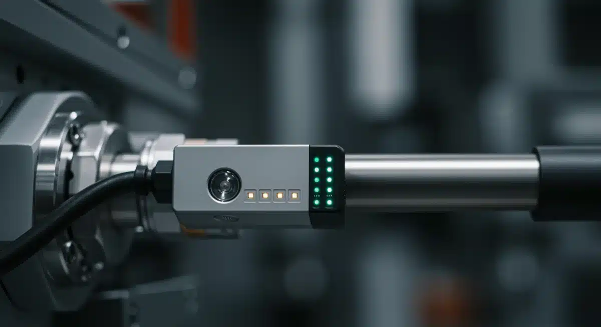Smart sensor on industrial machine for predictive maintenance