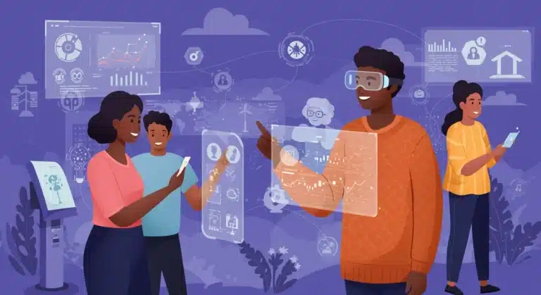 Diverse group using innovative tech for social good and cultural change