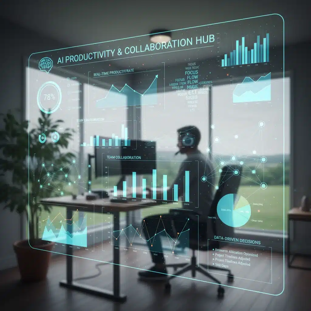 AI-powered productivity dashboard for remote team management