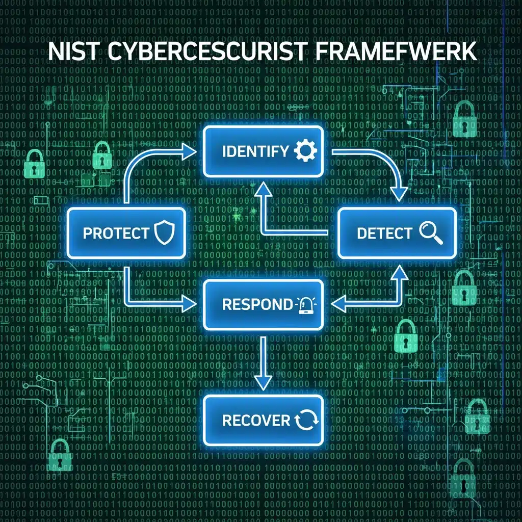 NIST Cybersecurity Framework core functions diagram