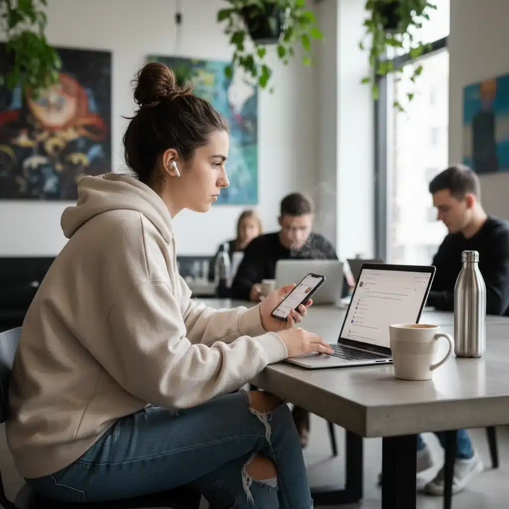 Gen Z multitasking across multiple digital devices