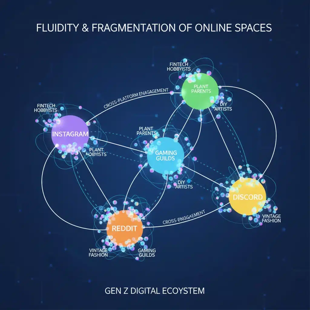 Gen Z navigating fragmented social media landscapes and niche communities