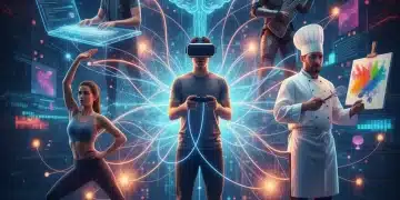 Diverse individuals connecting on niche social platforms, representing targeted audiences and future opportunities.