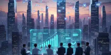 Social Media Evolution: 3 Platform Shifts US Marketers Need to Master for 2026 Growth Futuristic social media landscape with marketers strategizing for 2026 growth