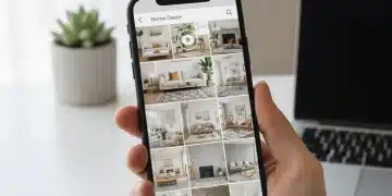 Mastering Pinterest Visual Search: Drive 25% More Traffic by Mid-2026 Hand holding smartphone with Pinterest visual search for home decor